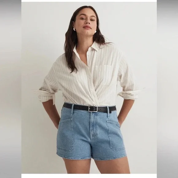 NWT MADEWELL The Perfect Vintage Jean Short in Cardston Wash - Picture 2 of 12
